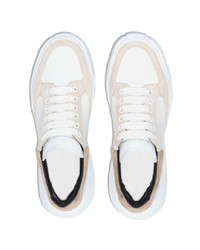 Baskets basses en cuir blanches Alexander McQueen