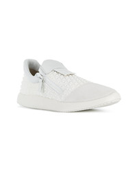 Baskets basses en cuir blanches Giuseppe Zanotti Design