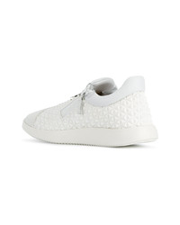 Baskets basses en cuir blanches Giuseppe Zanotti Design