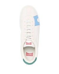 Baskets basses en cuir blanches Camper