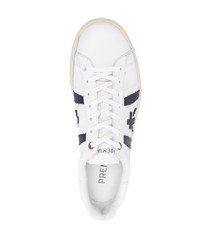 Baskets basses en cuir blanches Premiata