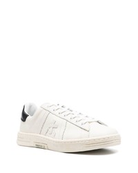 Baskets basses en cuir blanches Premiata