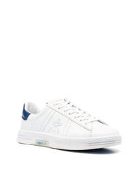 Baskets basses en cuir blanches Premiata