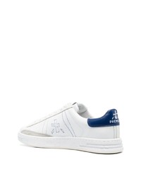 Baskets basses en cuir blanches Premiata