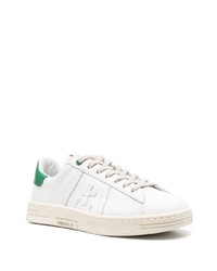 Baskets basses en cuir blanches Premiata