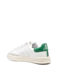 Baskets basses en cuir blanches Premiata