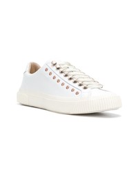 Baskets basses en cuir blanches Diesel