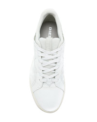 Baskets basses en cuir blanches Diesel