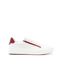 Baskets basses en cuir blanches Salvatore Ferragamo