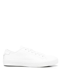 Baskets basses en cuir blanches Sandro