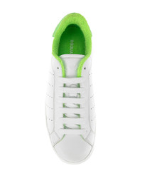 Baskets basses en cuir blanches DSQUARED2