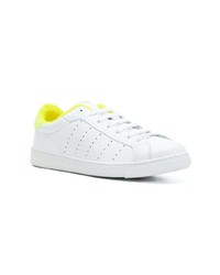 Baskets basses en cuir blanches Dsquared2