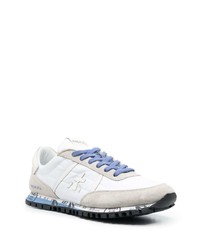 Baskets basses en cuir blanches Premiata