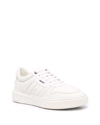 Baskets basses en cuir blanches Bally