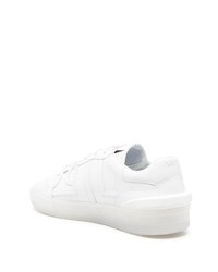 Baskets basses en cuir blanches Lanvin