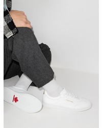 Baskets basses en cuir blanches DSQUARED2