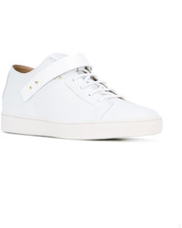 Baskets basses en cuir blanches Giuseppe Zanotti Design