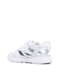 Baskets basses en cuir blanches Maison Margiela x Reebok