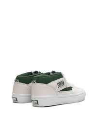 Baskets basses en cuir blanches Vans