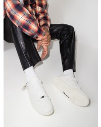 Baskets basses en cuir blanches Amiri