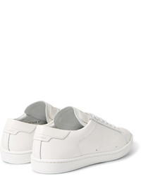 Baskets basses en cuir blanches Saint Laurent