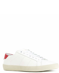 Baskets basses en cuir blanches Saint Laurent