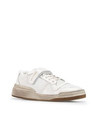 Baskets basses en cuir blanches Saint Laurent