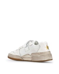 Baskets basses en cuir blanches Saint Laurent