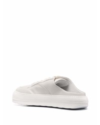 Baskets basses en cuir blanches Sunnei