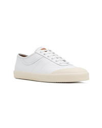 Baskets basses en cuir blanches Bally