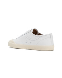 Baskets basses en cuir blanches Bally