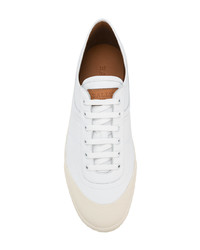 Baskets basses en cuir blanches Bally