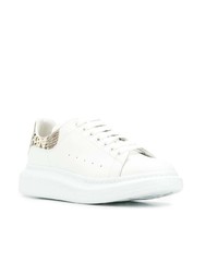 Baskets basses en cuir blanches Alexander McQueen