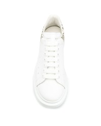 Baskets basses en cuir blanches Alexander McQueen