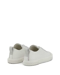 Baskets basses en cuir blanches Giuseppe Zanotti