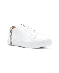 Baskets basses en cuir blanches Diesel