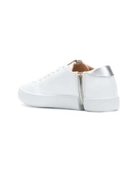 Baskets basses en cuir blanches Diesel