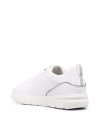 Baskets basses en cuir blanches Geox