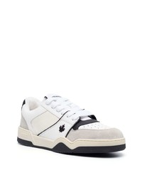 Baskets basses en cuir blanches DSQUARED2