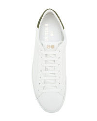 Baskets basses en cuir blanches Hide&Jack