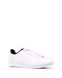 Baskets basses en cuir blanches adidas