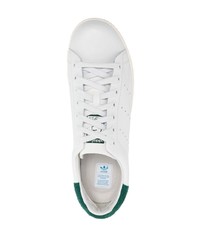 Baskets basses en cuir blanches adidas