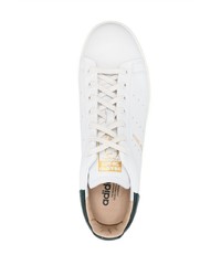 Baskets basses en cuir blanches adidas