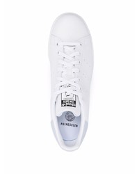 Baskets basses en cuir blanches adidas