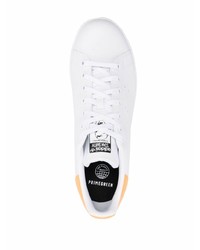 Baskets basses en cuir blanches adidas