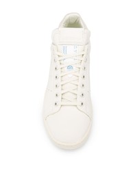 Baskets basses en cuir blanches adidas