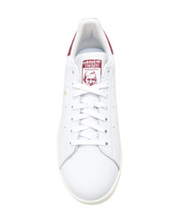 Baskets basses en cuir blanches adidas