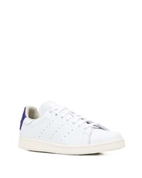 Baskets basses en cuir blanches adidas