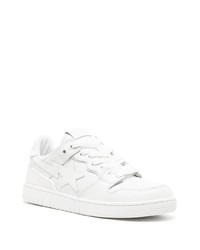 Baskets basses en cuir blanches A Bathing Ape