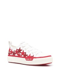 Baskets basses en cuir blanches Amiri